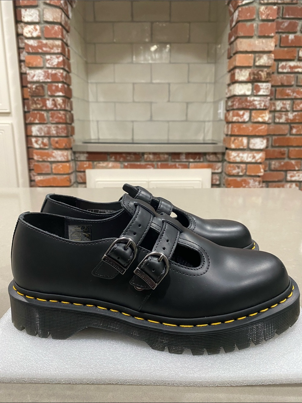 new dr martens mary jane black womens 10